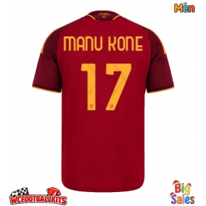 AS Roma Manu Kone #17 Replica Home Stadium Shirt 2026-27 Short Sleeve